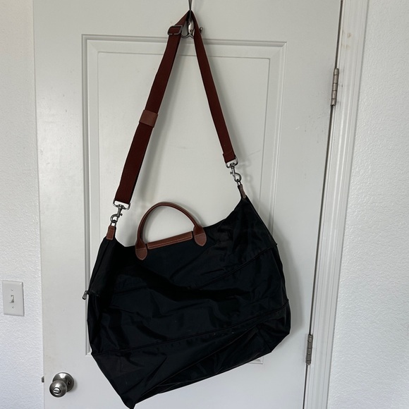 Longchamp Le Pliage Expandable Travel Nylon Weekender - Picture 2 of 5